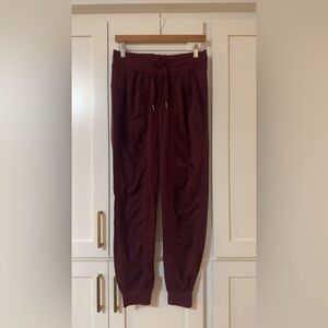 lululemon athletica Burgundy Track Pants